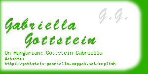 gabriella gottstein business card